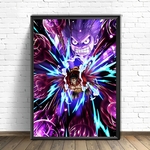 tableau toile one piece monkey luffy kong gatling 1