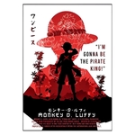 tableau toile one piece monkey luffy red shadow 3