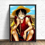 tableau toile one piece monkey luffy smile 1