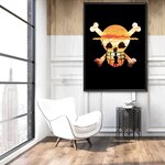 tableau toile one piece luffy spray paint 2