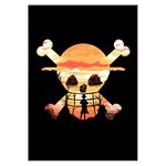 tableau toile one piece luffy spray paint 3