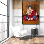 tableau toile one piece luffytaro 2