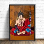 tableau toile one piece luffytaro 1