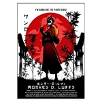 tableau toile one piece monkey luffy japan 3