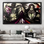 tableau toile one piece mihawk shanks 2