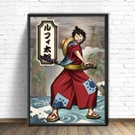 tableau toile one piece monkey luffy wano 1