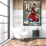 tableau toile one piece monkey luffy wano 2