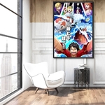 tableau toile one piece mugiwara carpes wano 2