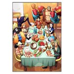 tableau toile one piece mugiwara feast 3