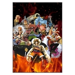 tableau toile one piece mugiwara fire 3