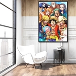 tableau toile tableau mugiwara happy 2