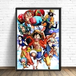 tableau toile one piece mugiwara run 1