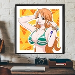 tableau toile one piece nami summer 2