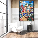 tableau toile one piece mugiwara new year 2