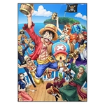 tableau toile one piece mugiwara new year 3
