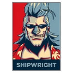 tableau toile one piece portrait franky 3