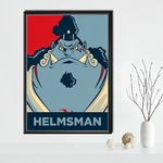 tableau toile one piece portrait jinbe 2