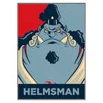 tableau toile one piece portrait jinbe 3