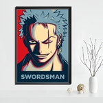 tableau toile one piece portrait zoro 2