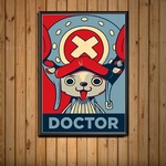 tableau toile one piece portrait chopper 1