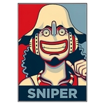 tableau toile one piece portrait usopp 3