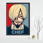 tableau toile one piece portrait sanji 2