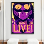 tableau toile one piece quote nico robin 2
