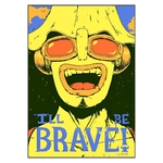 tableau toile one piece quote usopp 3