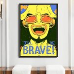 tableau toile one piece quote usopp 2