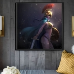 tableau toile one piece rebecca dressrosa 1