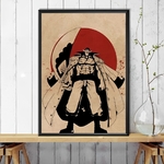 tableau toile one piece red point barbe blanche 2