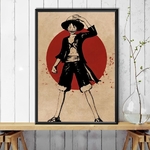 tableau toile one piece red point luffy 2