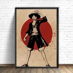 tableau toile one piece red point luffy 1