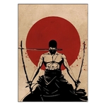 tableau toile one piece red point zoro 3