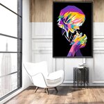 tableau toile one piece vinsmoke sanji color 2