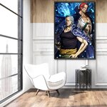 tableau toile one piece shanks ben beckmann 2