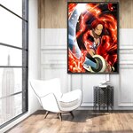 tableau toile one piece shanks roux fire griffon 2