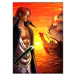 tableau toile one piece shanks red force 3