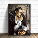 tableau toile one piece sir crocodile 1