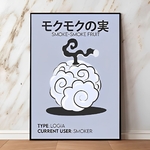 tableau toile one piece smoke smoke fruit 1