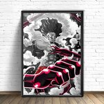 tableau toile one piece monkey luffy snakeman 1