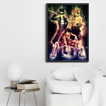 tableau toile one piece sparks freres luffy ace sabo 2