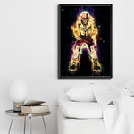 tableau toile one piece sparks portgas ace 2