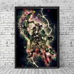 tableau toile one piece sparks eustass kid 1