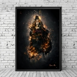 tableau toile one piece sparks roronoa zoro 1