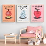 tableau toile one piece string string fruit 2