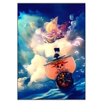 tableau toile one piece thousand sunny vogue merry 3