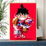 tableau toile one piece monkey luffy tiny wano 1