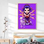 tableau toile one piece robin tiny wano 2