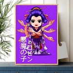 tableau toile one piece robin tiny wano 1